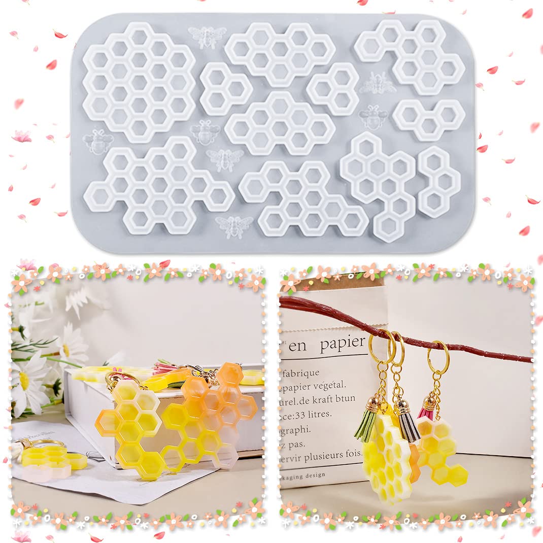 Amazon.co.jp: DIYBravo ハニカム シリコンモールド 蜂蜜ノ巣